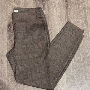 Nanette Lepore Women's Brown Checkered Pants